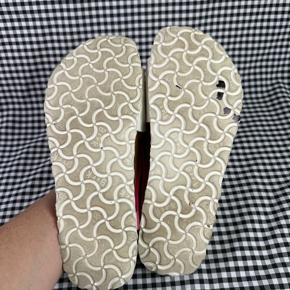 Birkenstock Papillio Pink White Floral Sandal Shoe Women's EU 37 / US 6 - Picture 4 of 4